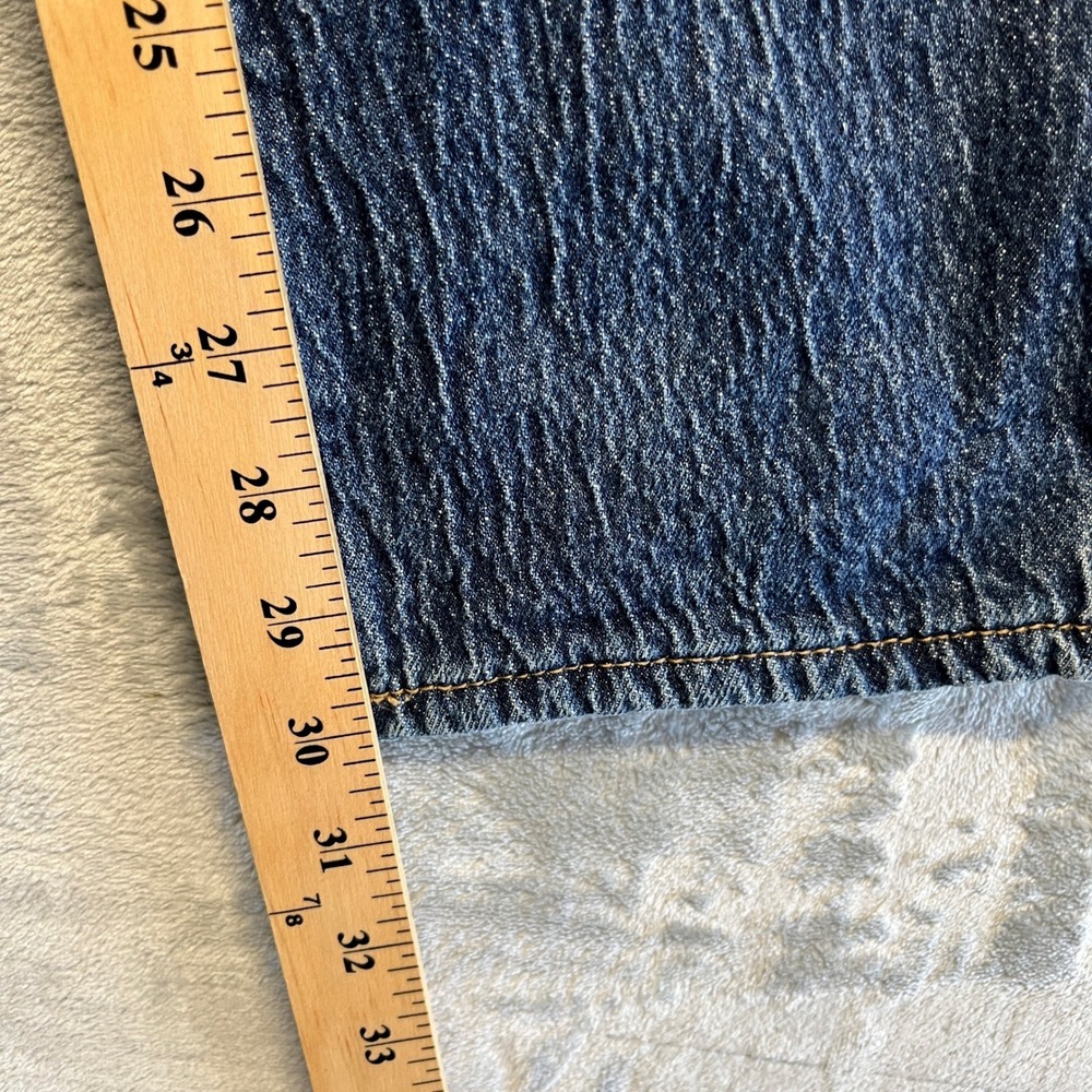 Realtree Flannel Lined Jeans Mens Blue Straight Leg Insulated Denim 32x32 - Picture 12 of 13